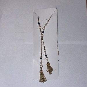 NWT- Gold tassel necklace from Talbots